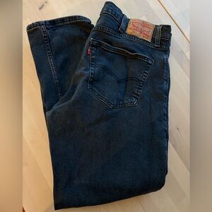 Levi's Men's Dark Blue Straight Jeans